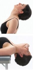 gymnastics para sa leeg para sa osteochondrosis